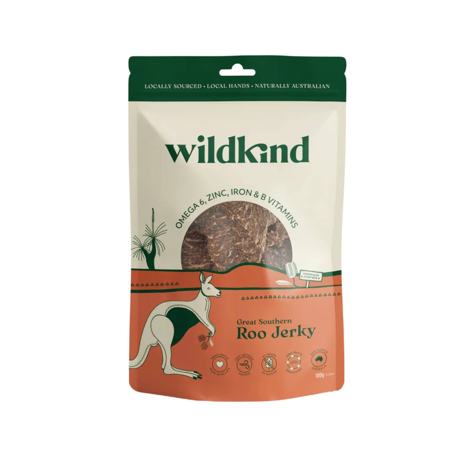 Wildkind Dog Treat Great Southern Roo Jerky