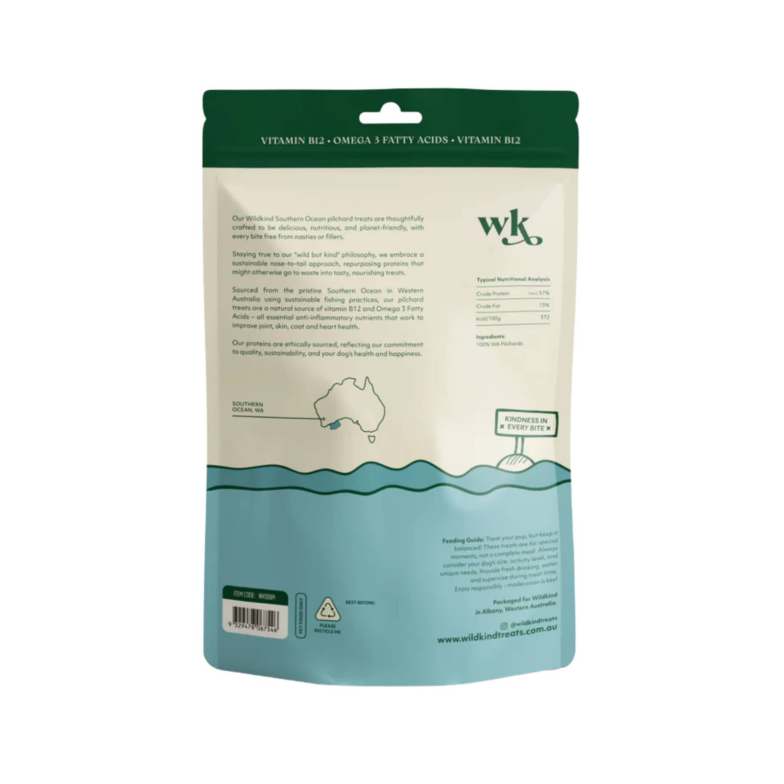 Wildkind Dog Treat Southern Ocean Pilchards
