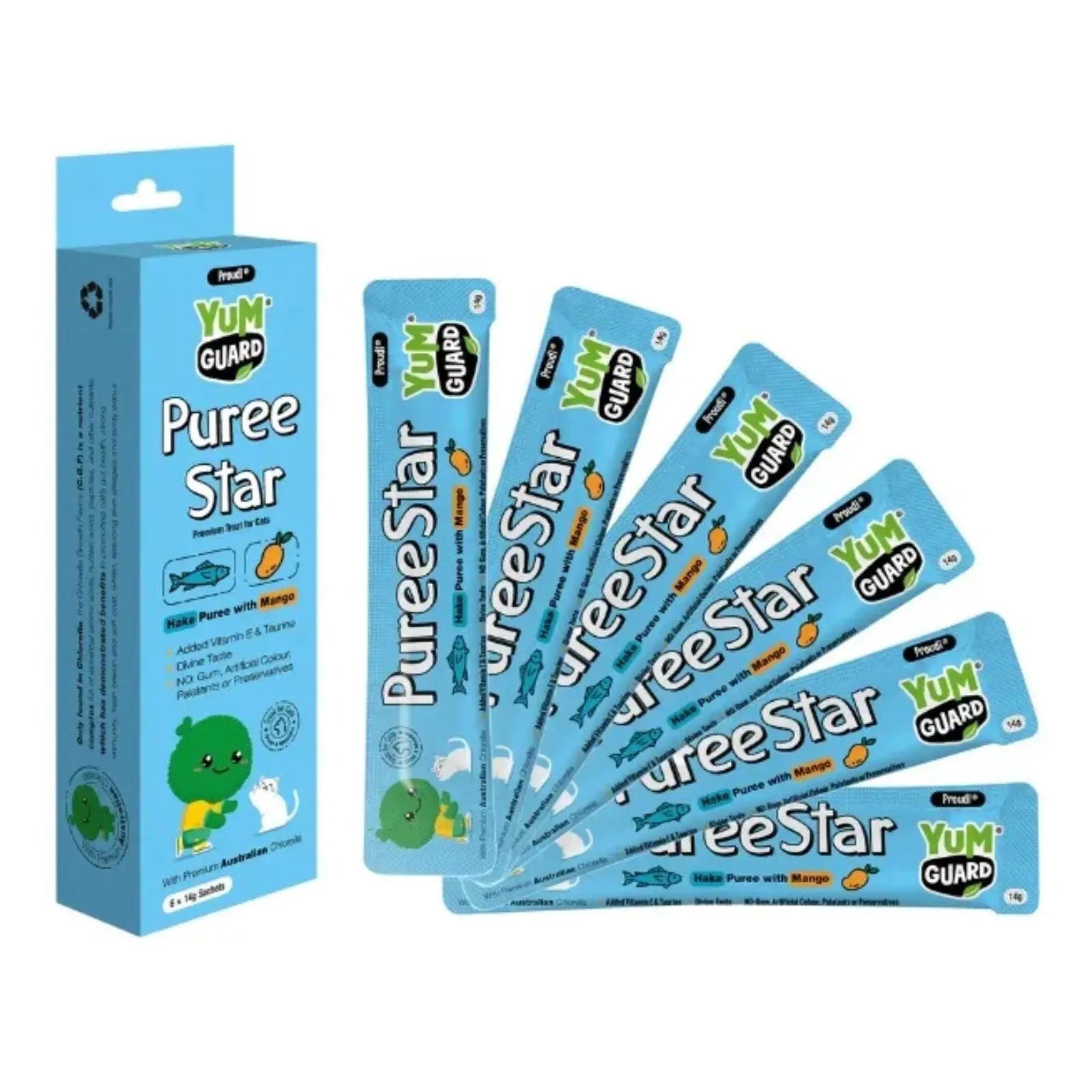 YumGuard Puree Star Cat Treats YumGuard