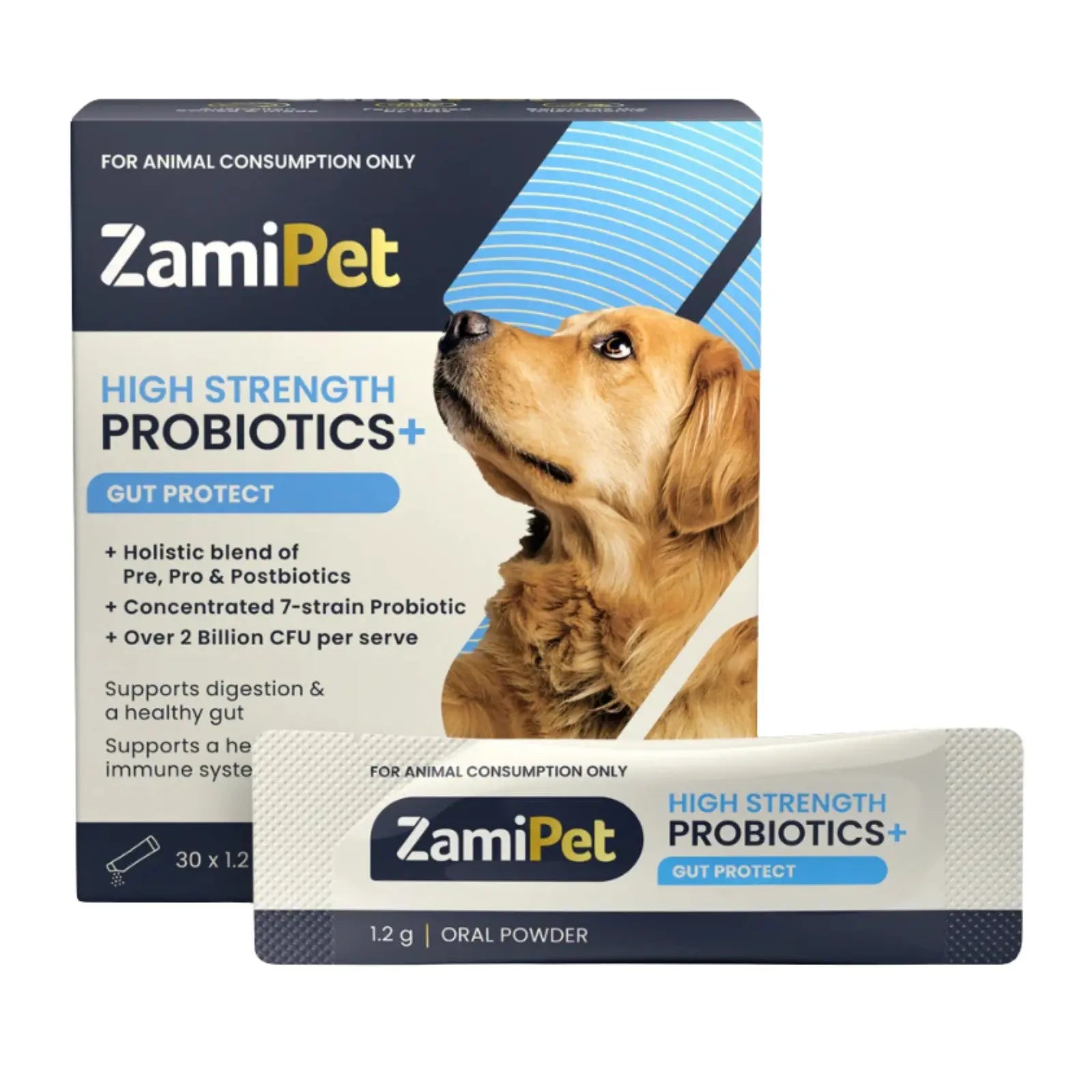ZamiPet Probiotics Gut Protect - 30 pack ZamiPet