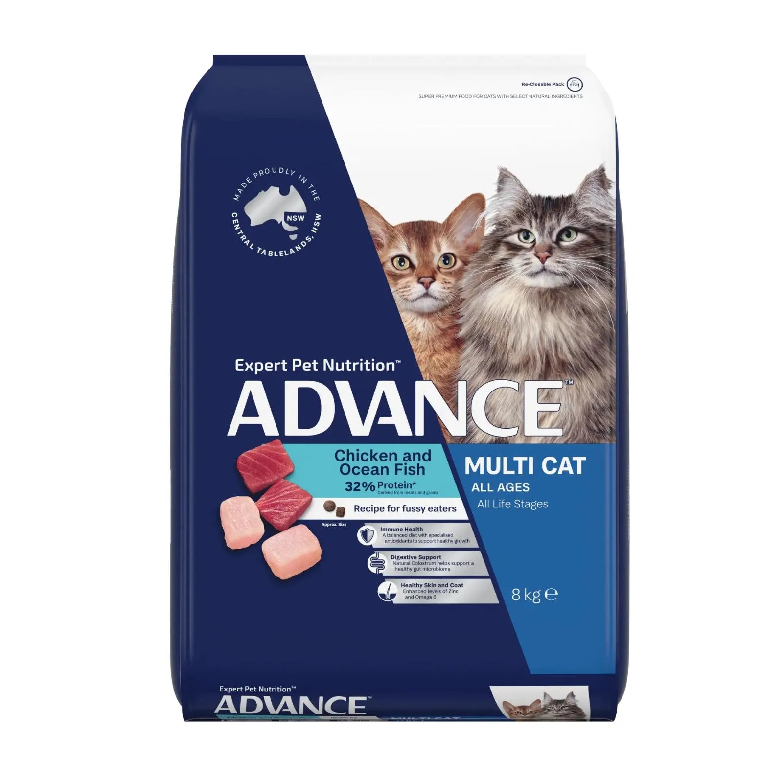 Advance Cat Food Multi Chicken & Ocean Fish with Rice