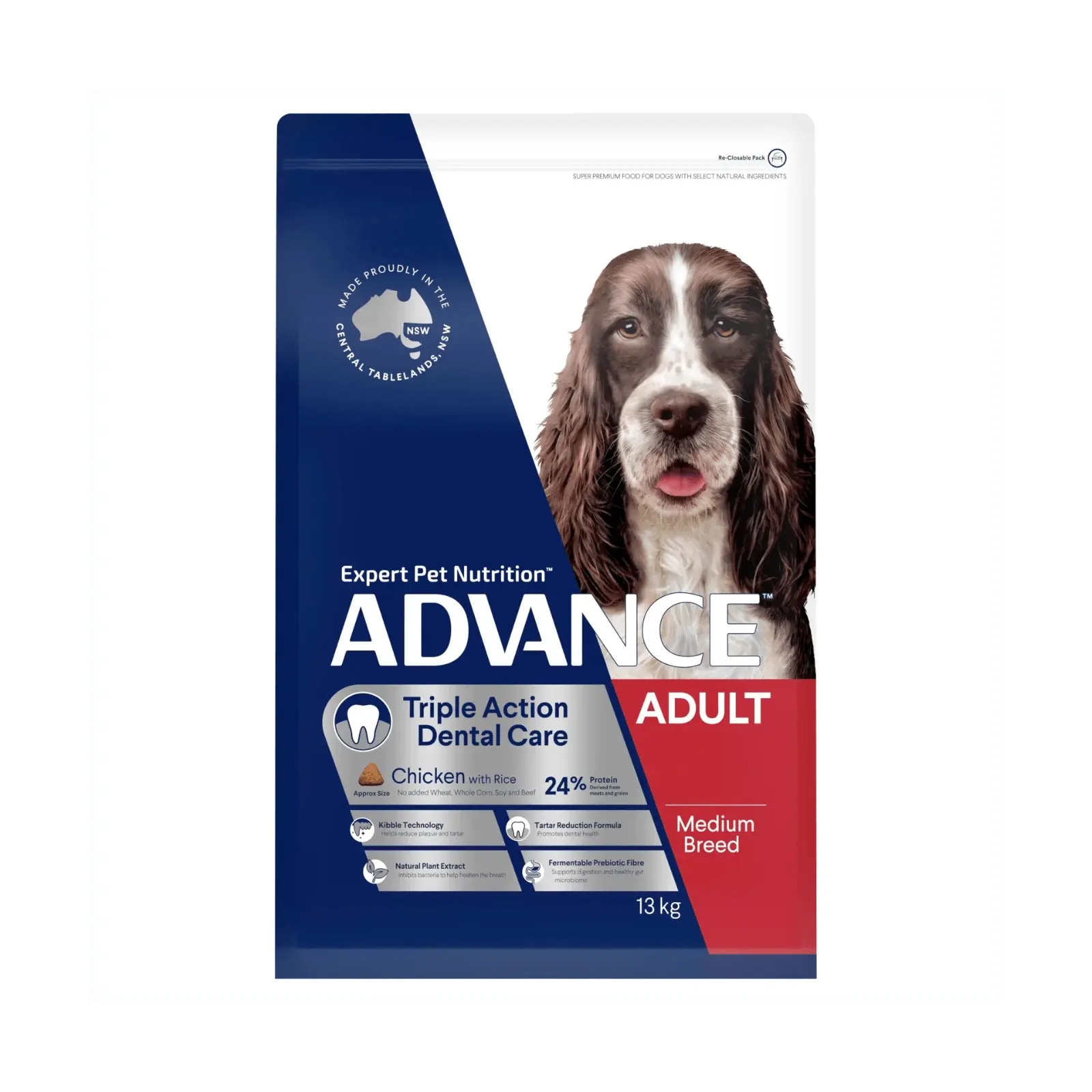 Advance Dog Food Adult Medium Breed Dental Chicken with Rice - Kellyville Pets