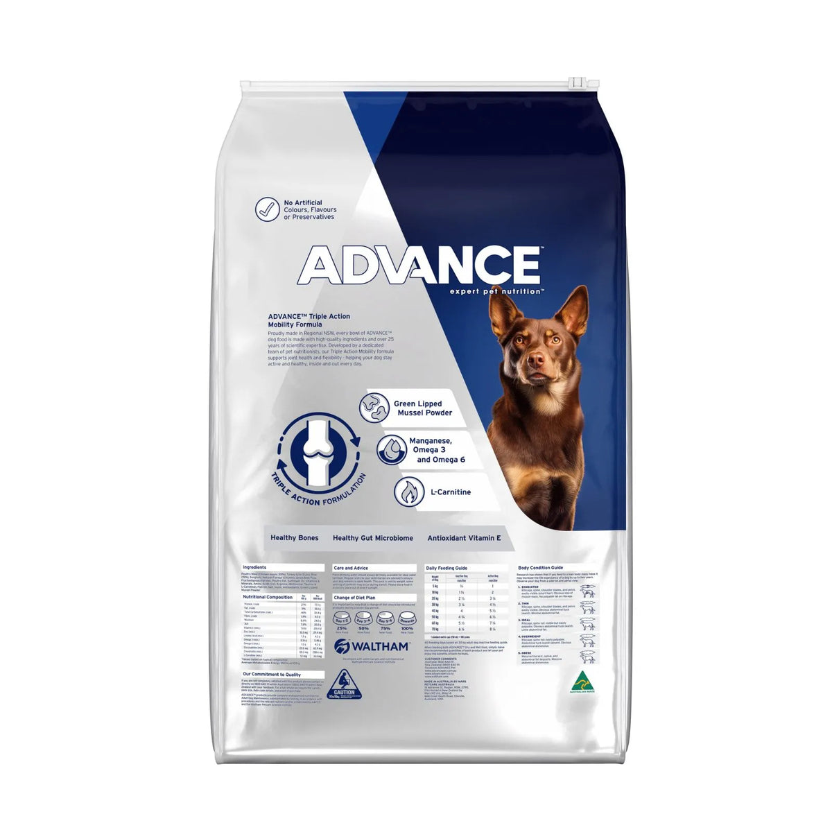 Advance Dog Food Adult Mobility All Breeds Chicken and Rice - 13kg