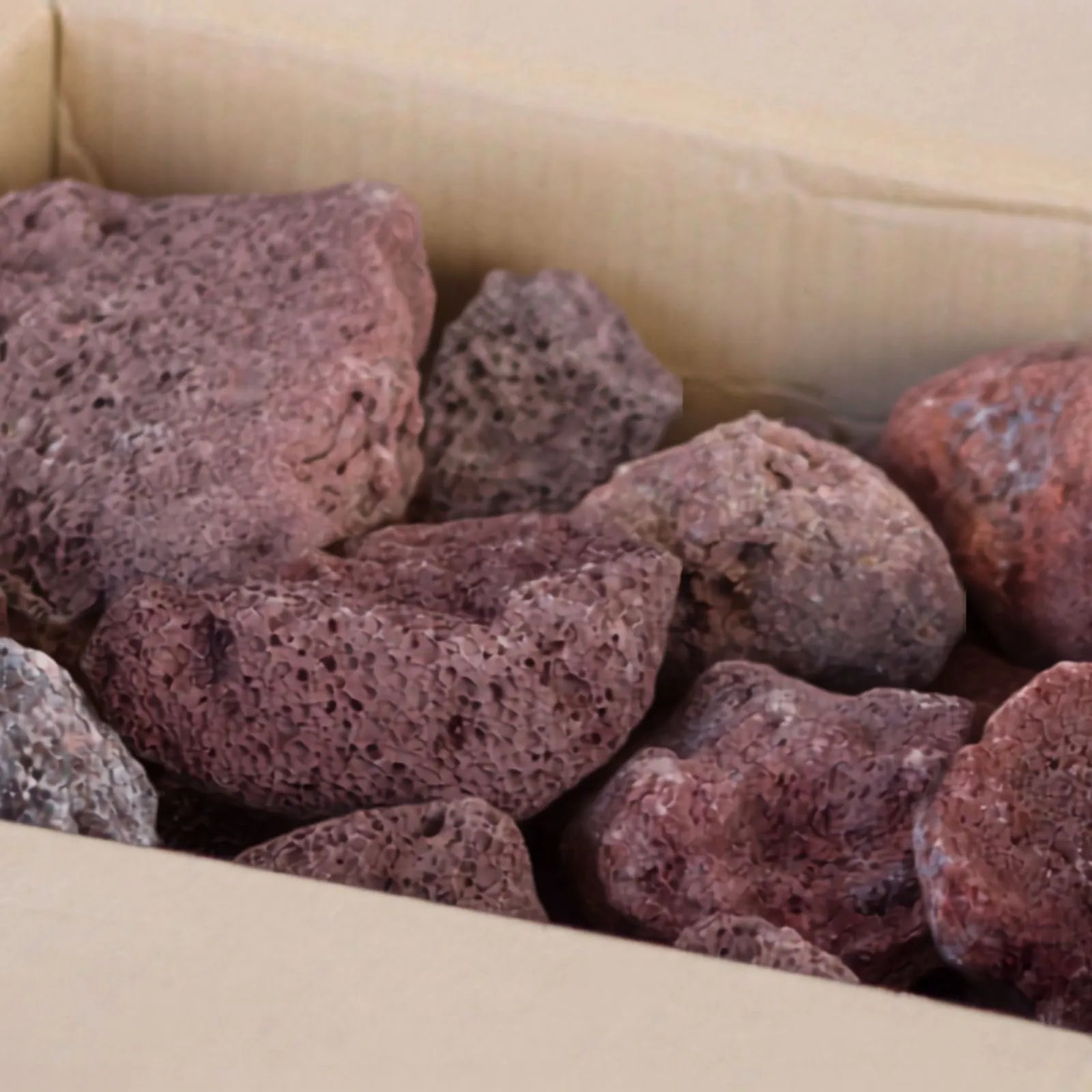 AP Naturals Volcano Stone - Red - Per kg