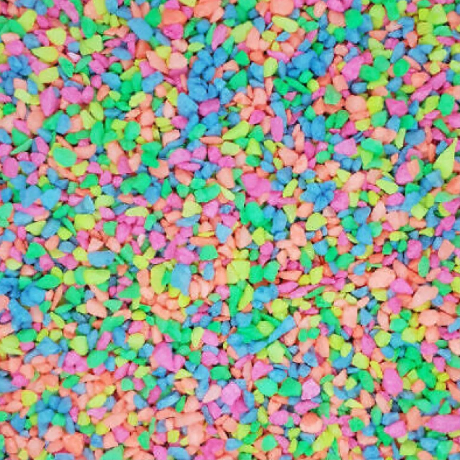 Aqua One Decorative Gravel Mixed Neon - 2kg