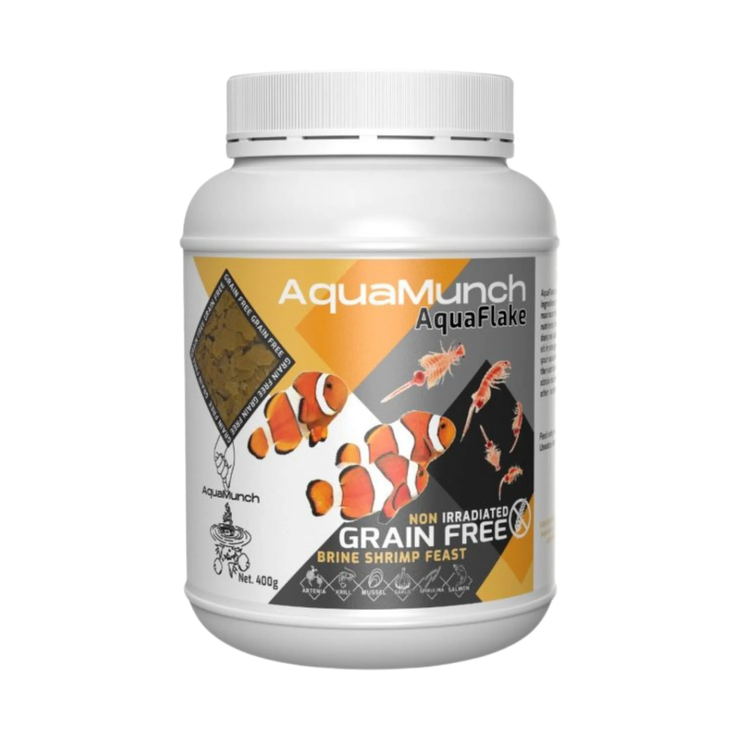 AquaMunch Brine Shrimp Feast Fish Flake