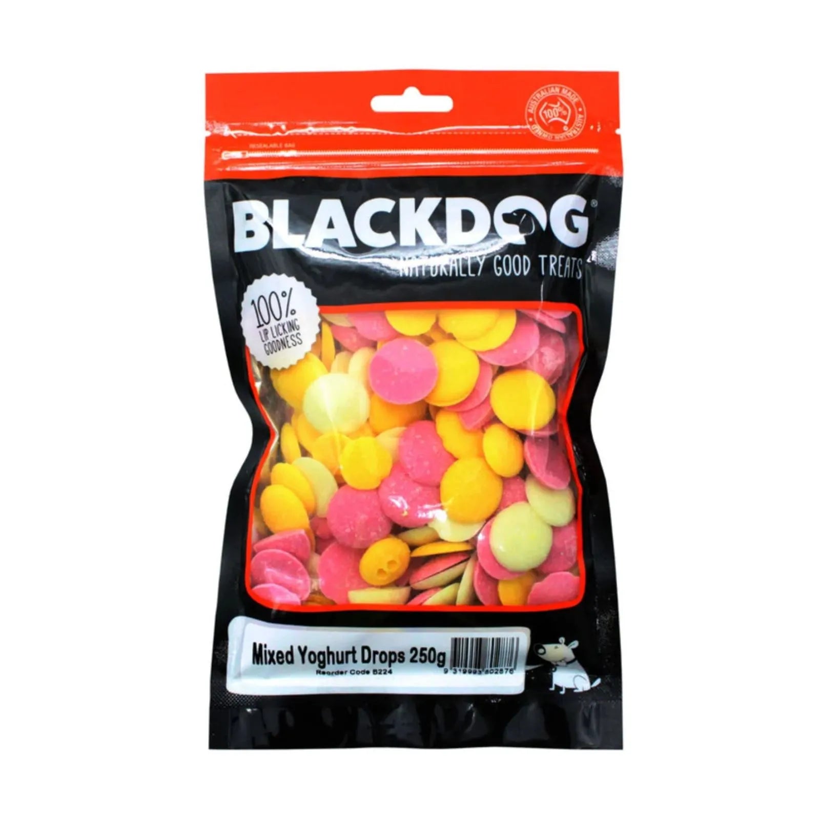 Blackdog Mixed Yoghurt Drops Dog Treat