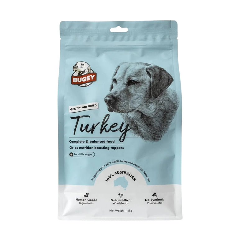Bugsy's Air-Dried Complete & Balanced Food for Dog - Turkey