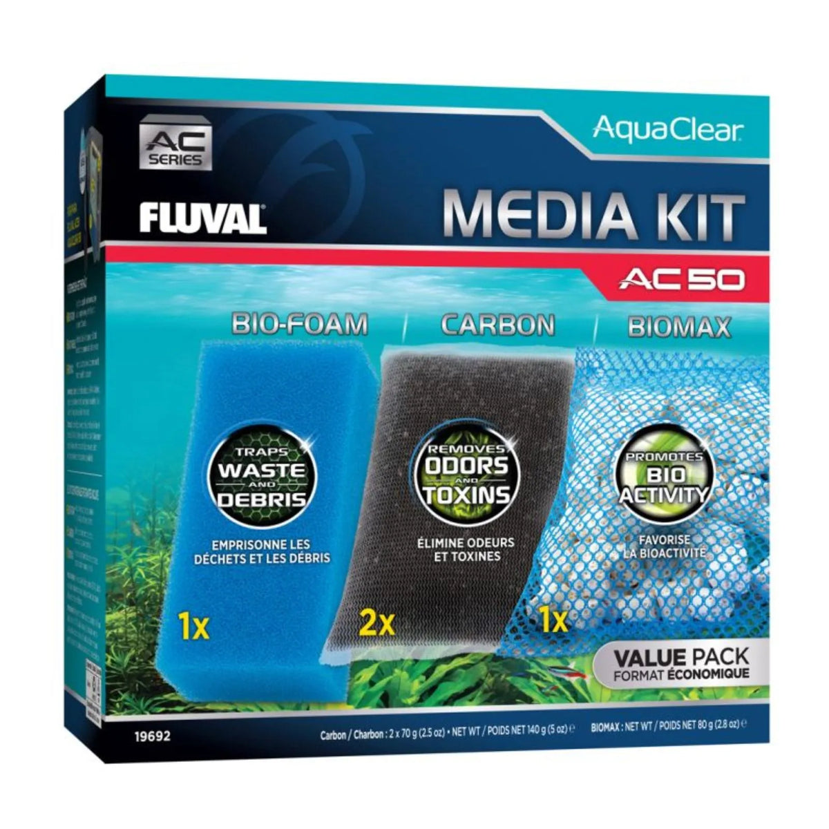 Fluval AquaClear Filter Media Maintenance Kit