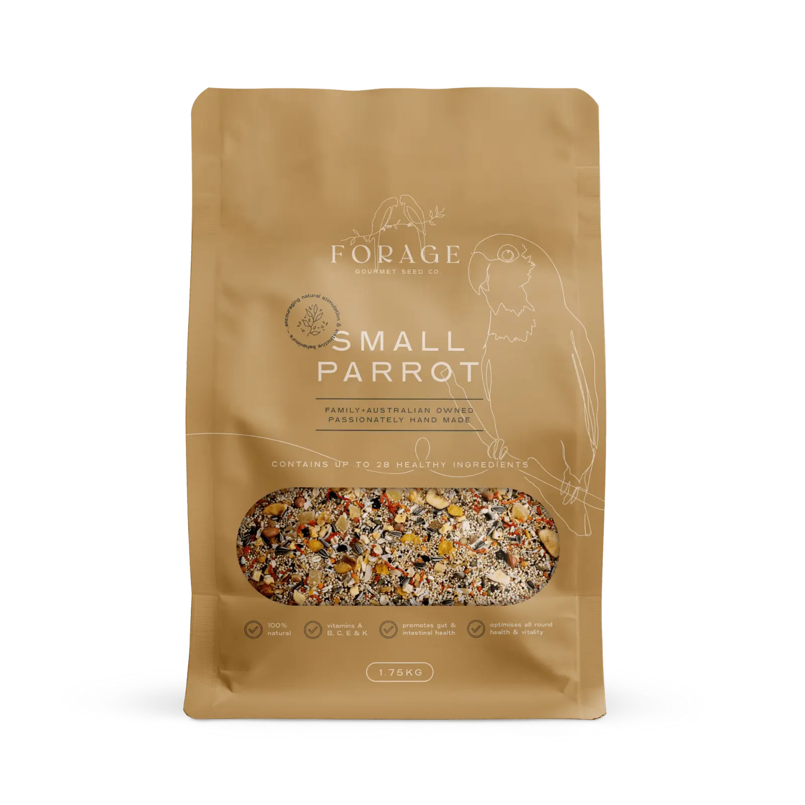 Forage Gourmet Small Parrot Food - Kellyville Pets