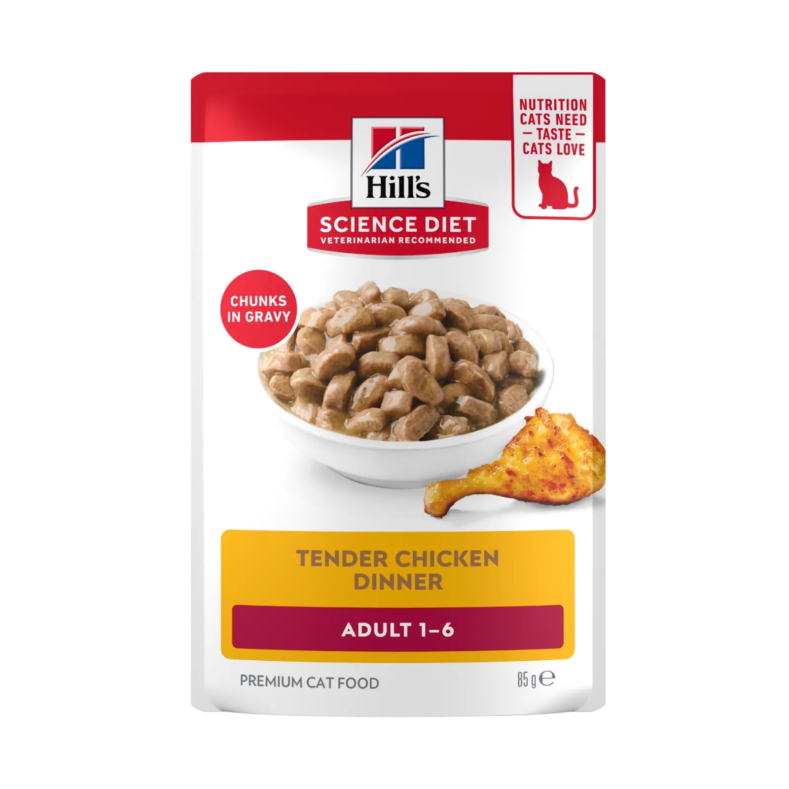 Hill's Science Diet Cat Food Pouch Adult Chicken
