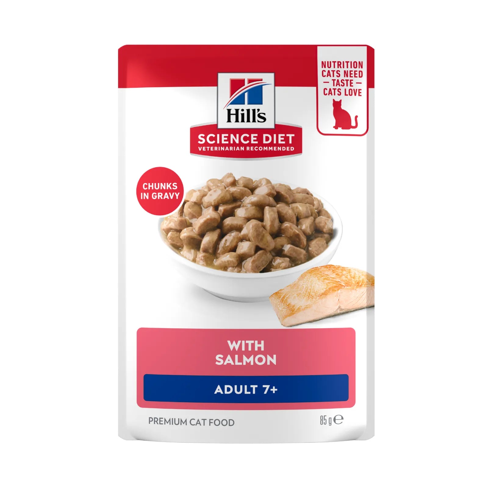 Hill's Science Diet Cat Food Pouch Adult 7+ Ocean Fish