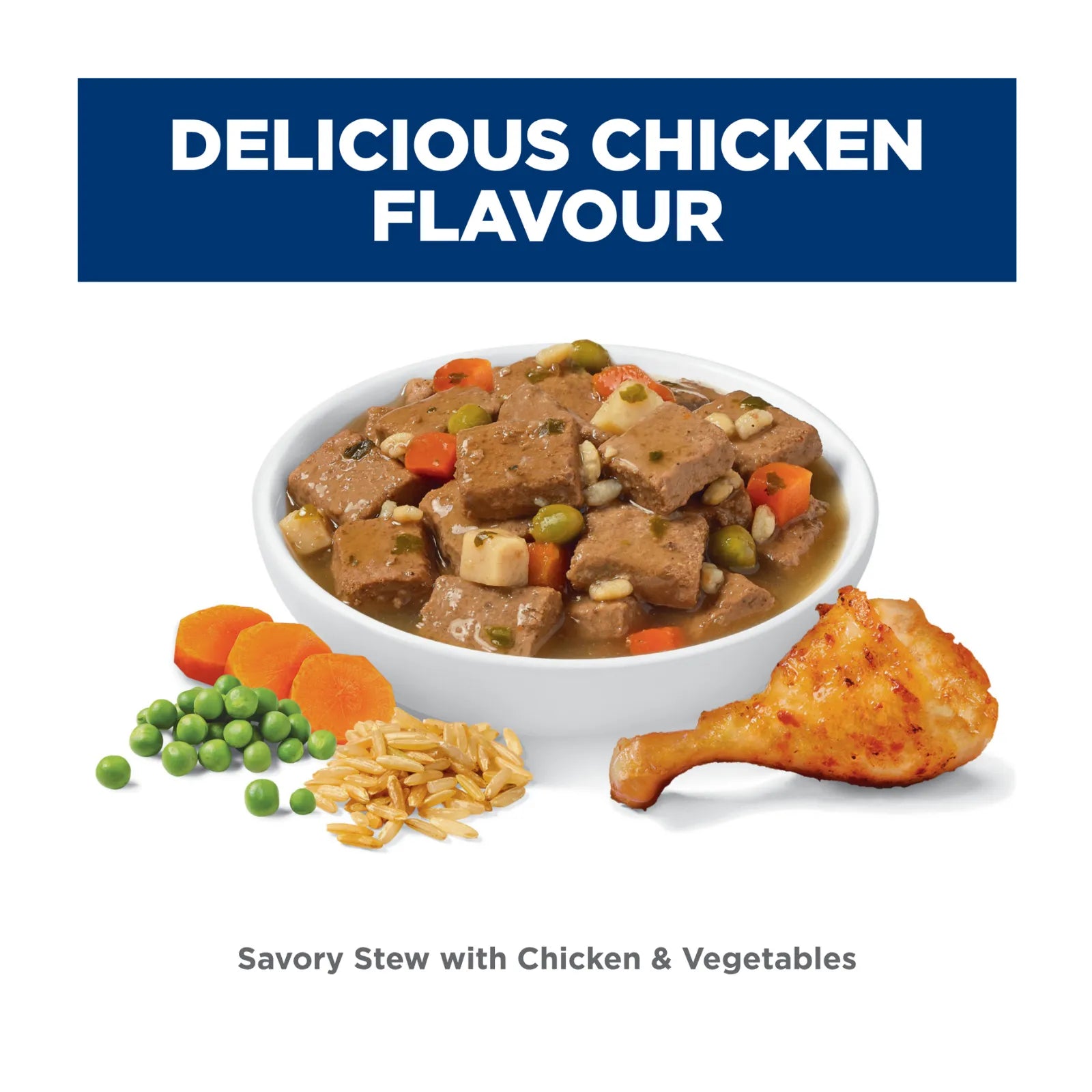 Hill's Science Diet Dog Food Can Adult Savoury Stew with Chicken & Vegetables