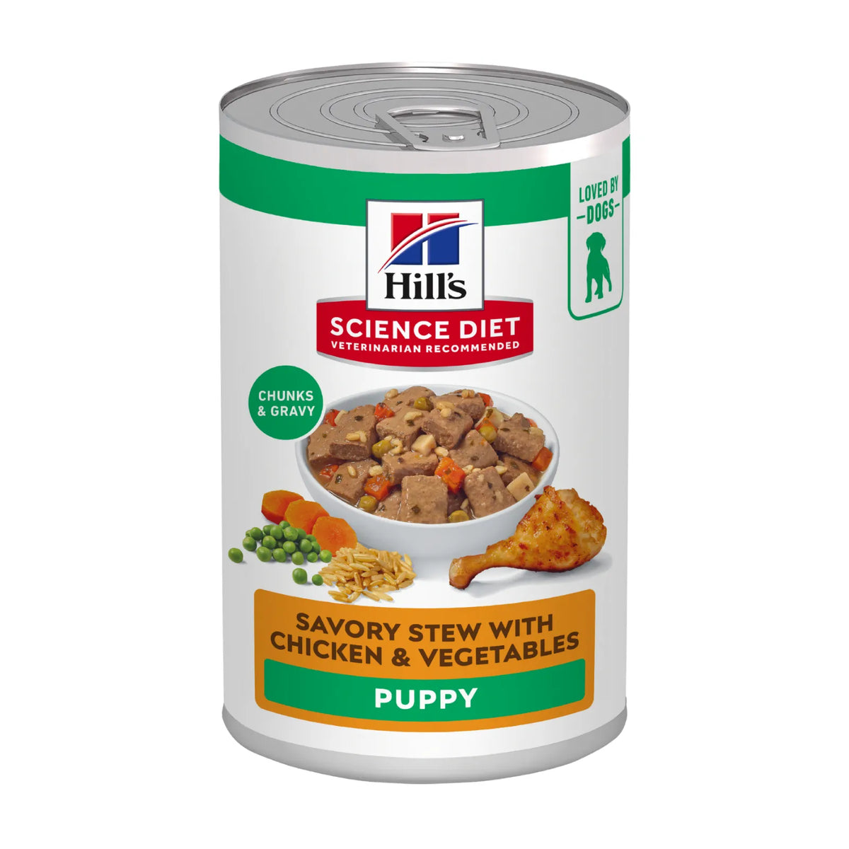 Hill's Science Diet Puppy Can Food Savoury Stew Chicken & Vegetables - 363g x 12