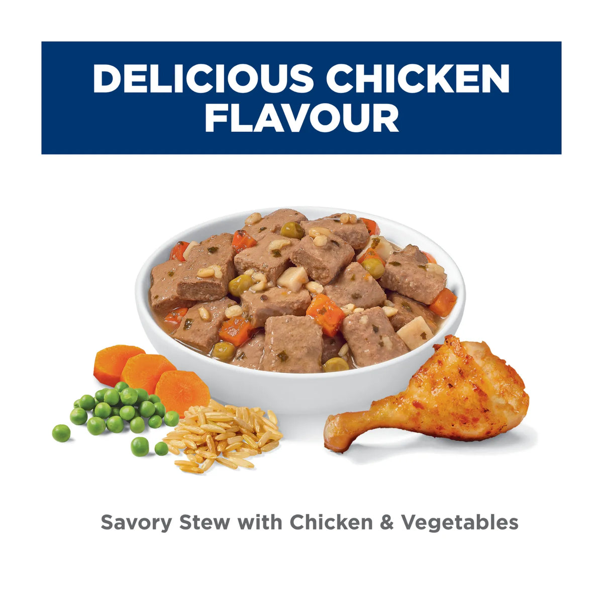 Hill's Science Diet Puppy Can Food Savoury Stew Chicken & Vegetables - 363g x 12