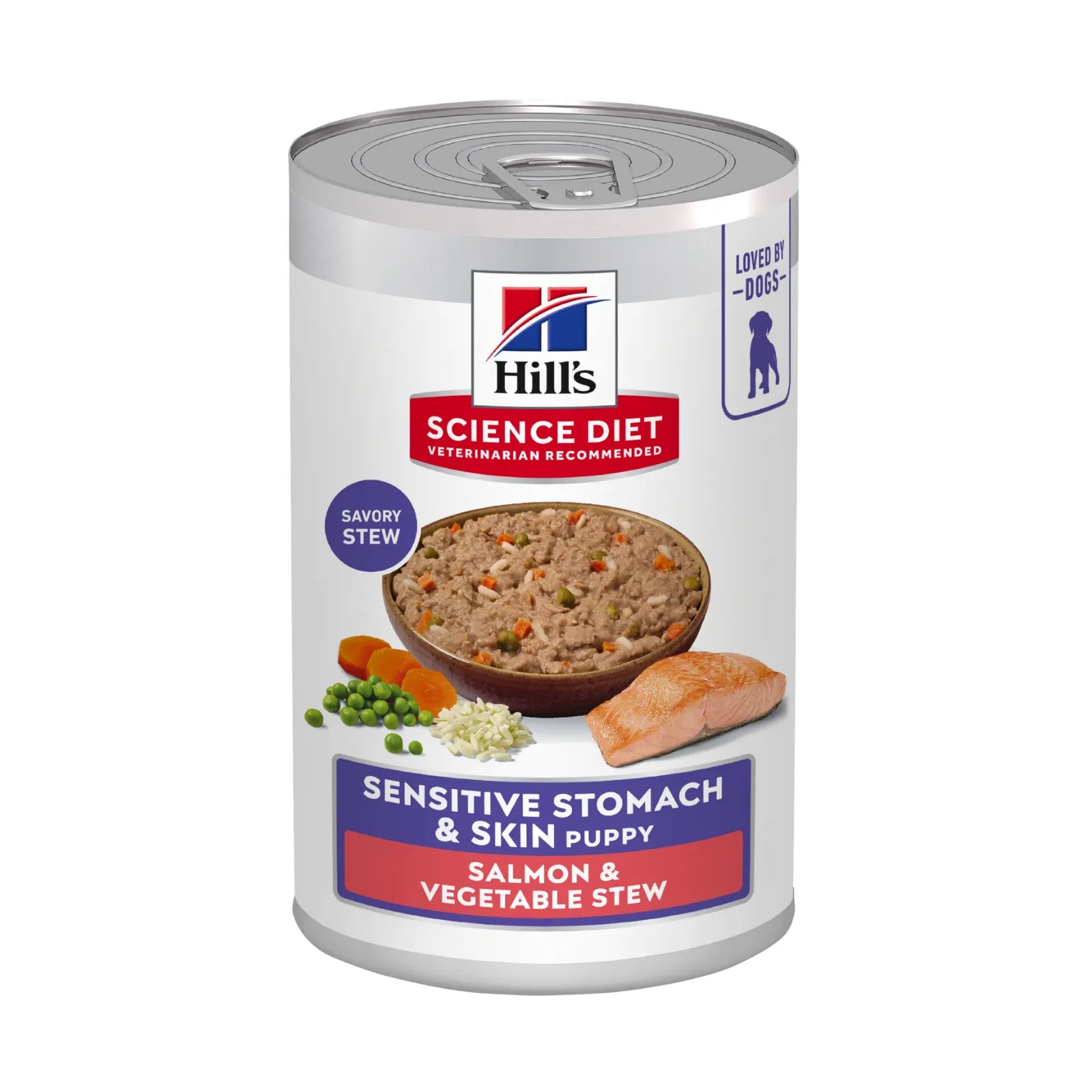 Hill's Science Diet Puppy Can Food Sensitive Stomach & Skin - 12x354g