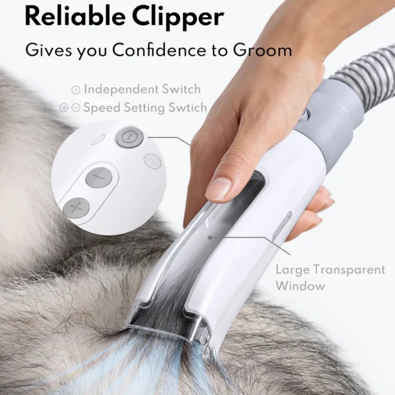 Homerunpet Pet Grooming Kit & Vacuum