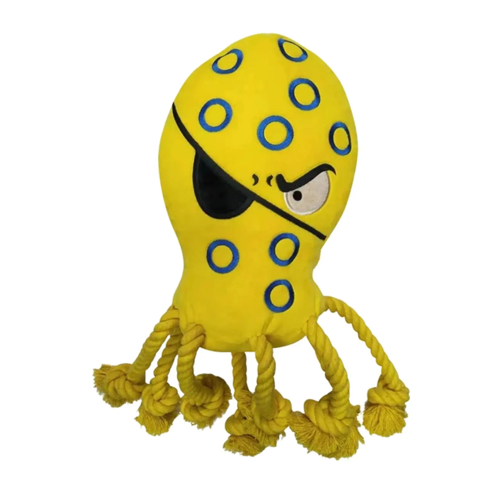 La Doggie Vita Bitey the Blue Ring Octopus Dog Toy