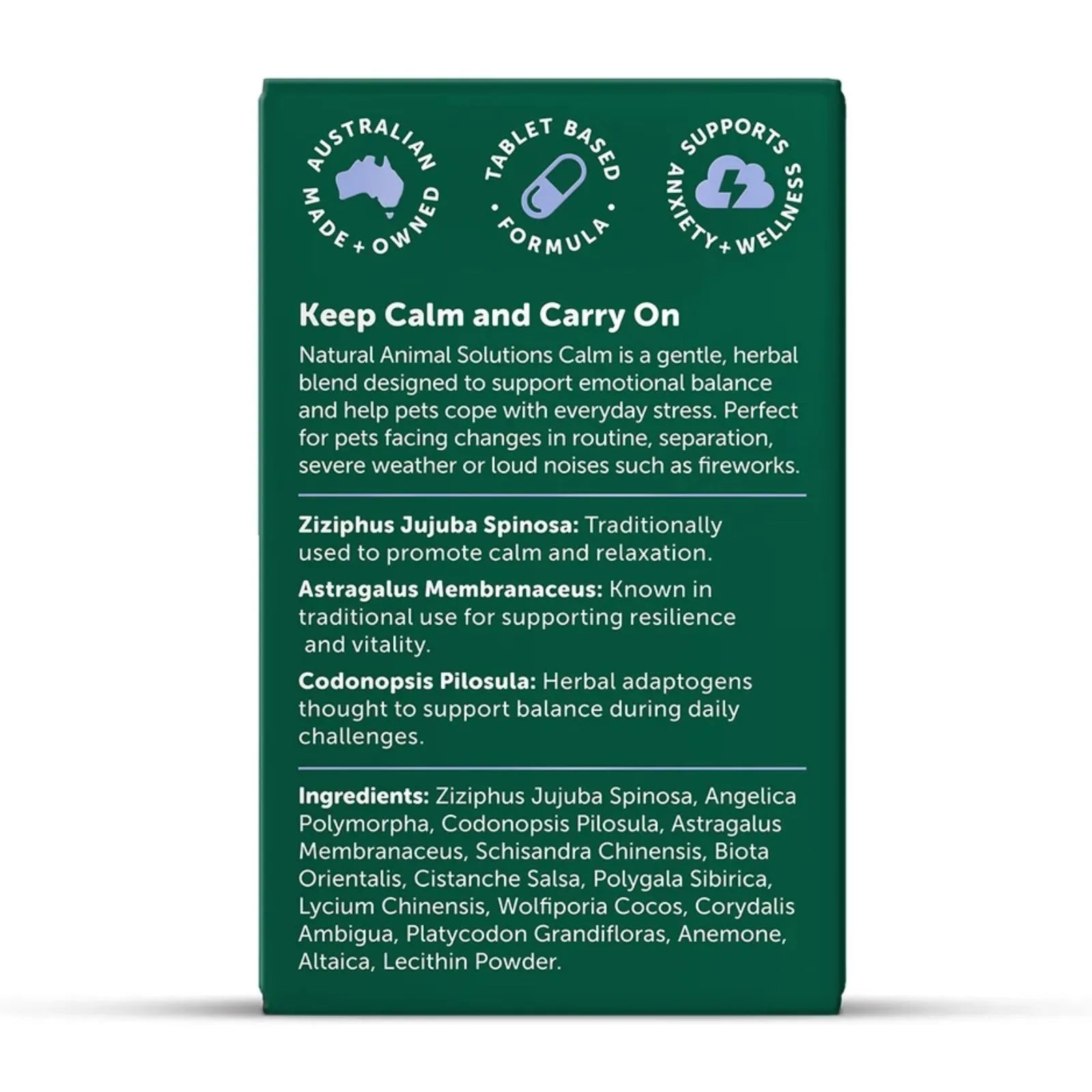 NAS Calm Tablets 30 pack
