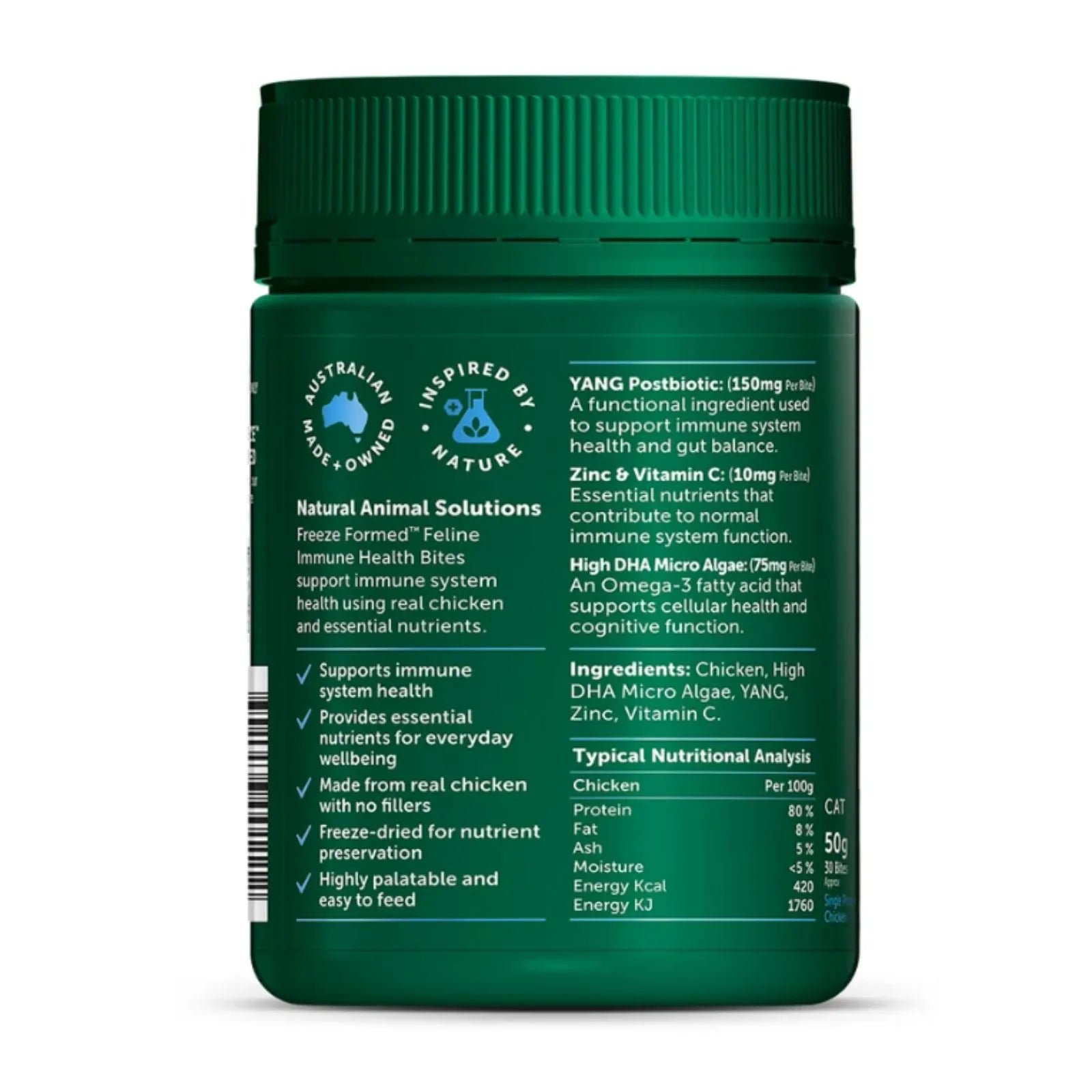 NAS Feline Immune Freeze Formed Health Bites - 50g (30pc)