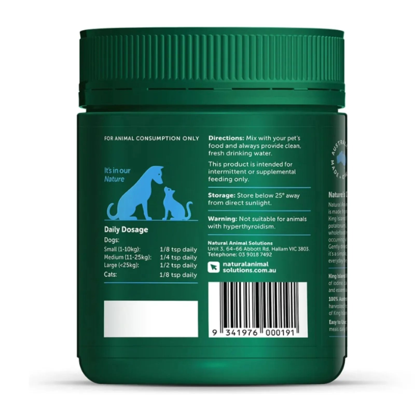 NAS Organic Seaweed for Dogs & Cats - 300g