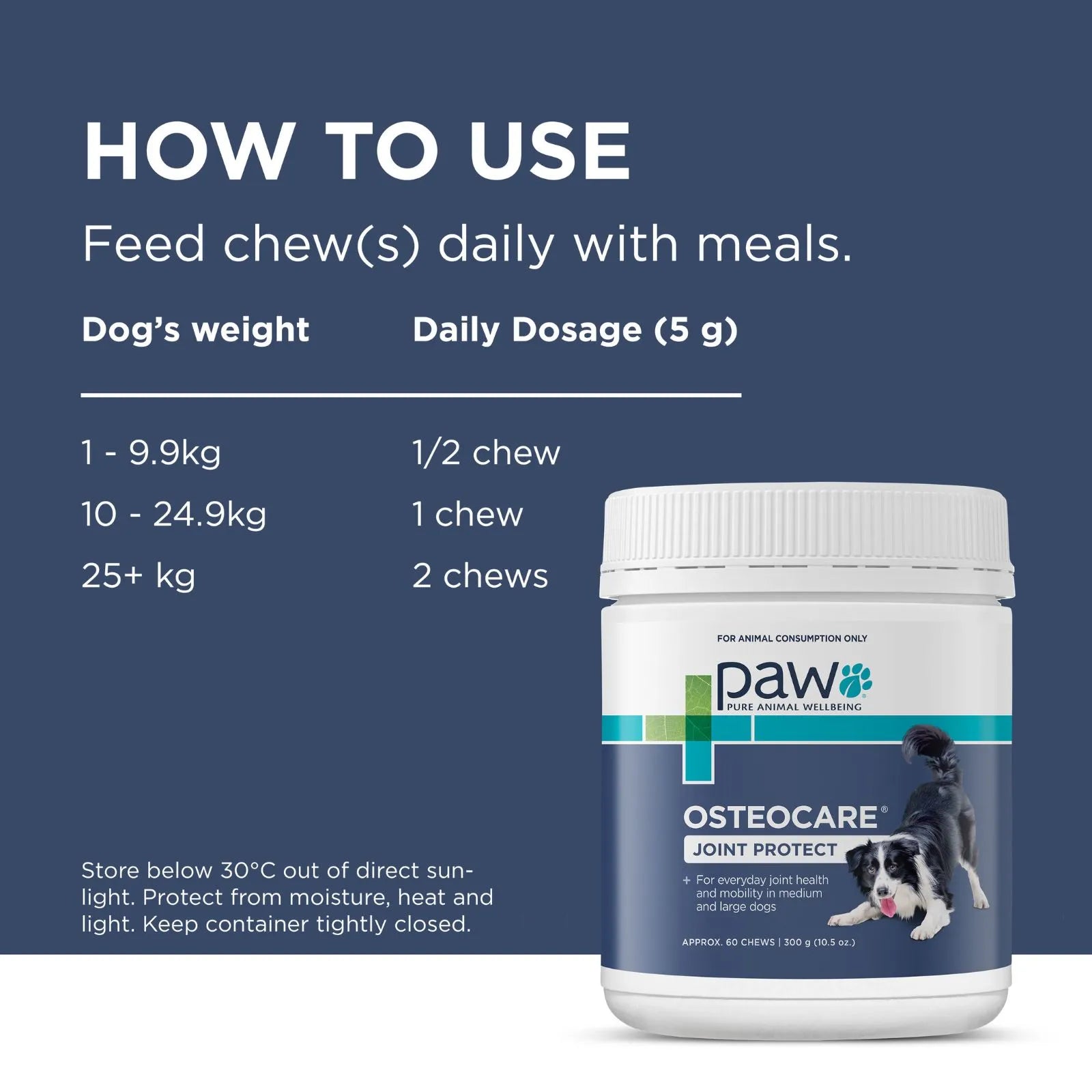 PAW Osteo Care Dog Chews for Joint Health