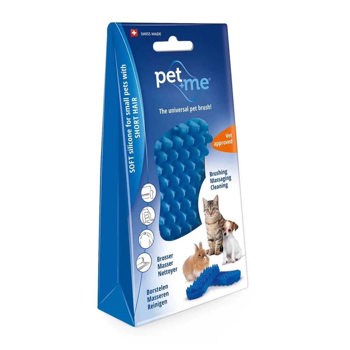 Pet & Me Grooming Brush - Blue Soft