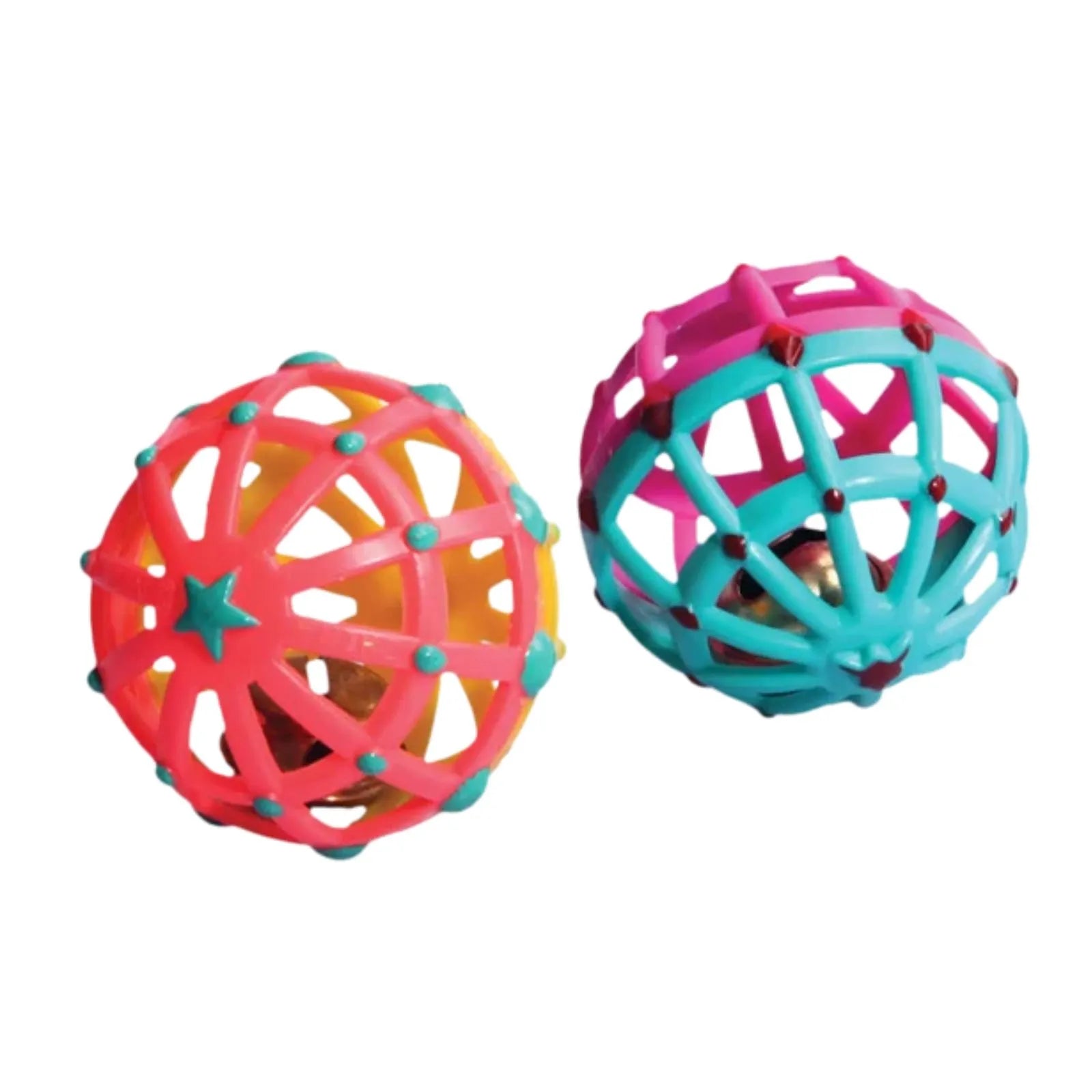 Pet One Lattice Ball Cat Toy Assorted Colours