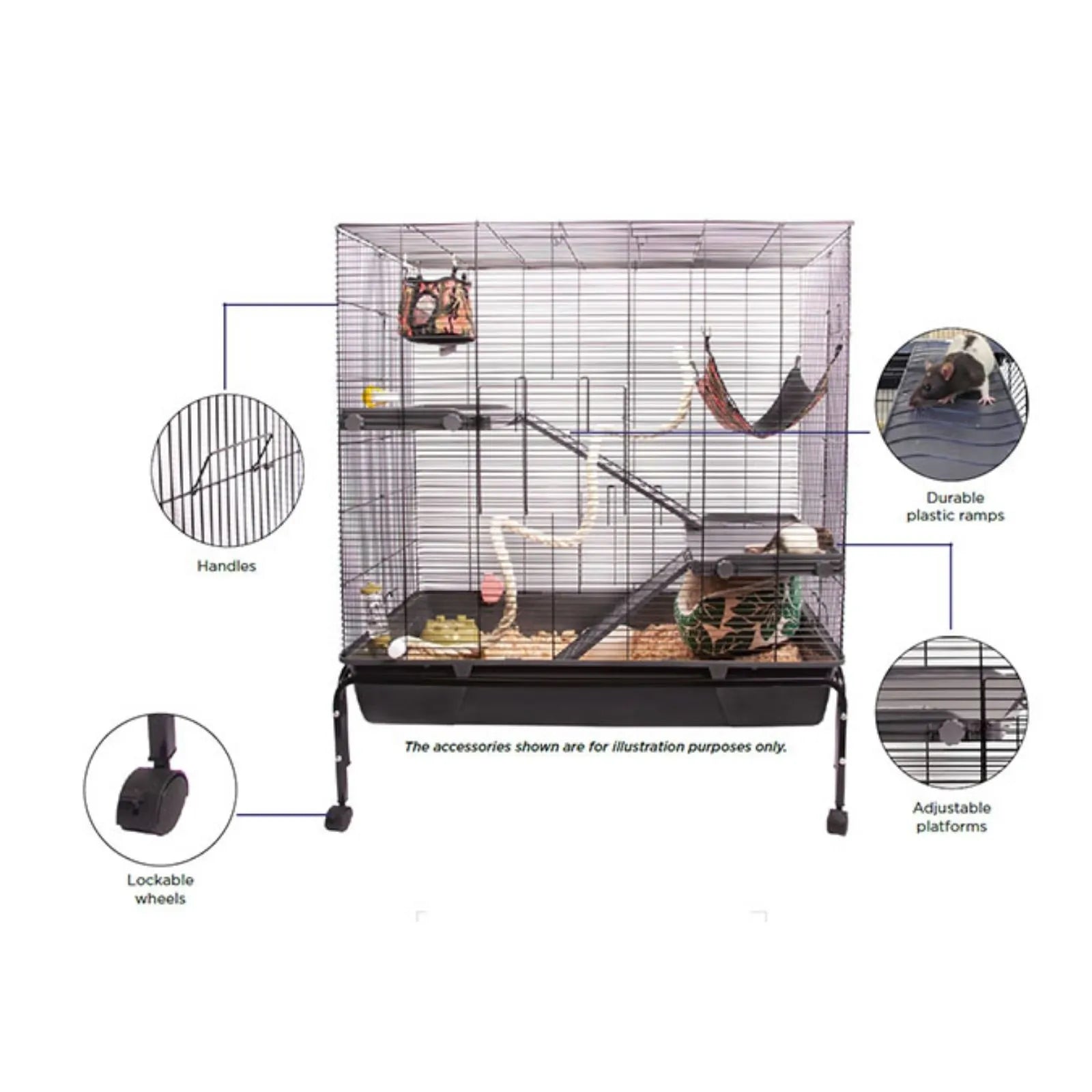 Pet One Small Animal Cage with Stand