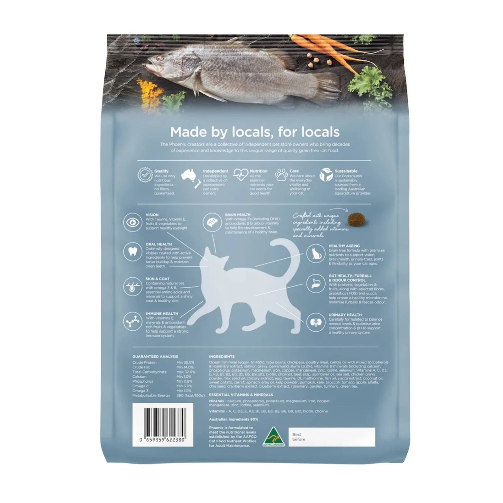 Phoenix Cat Food Ocean Fish & Barramundi - 2.5kg