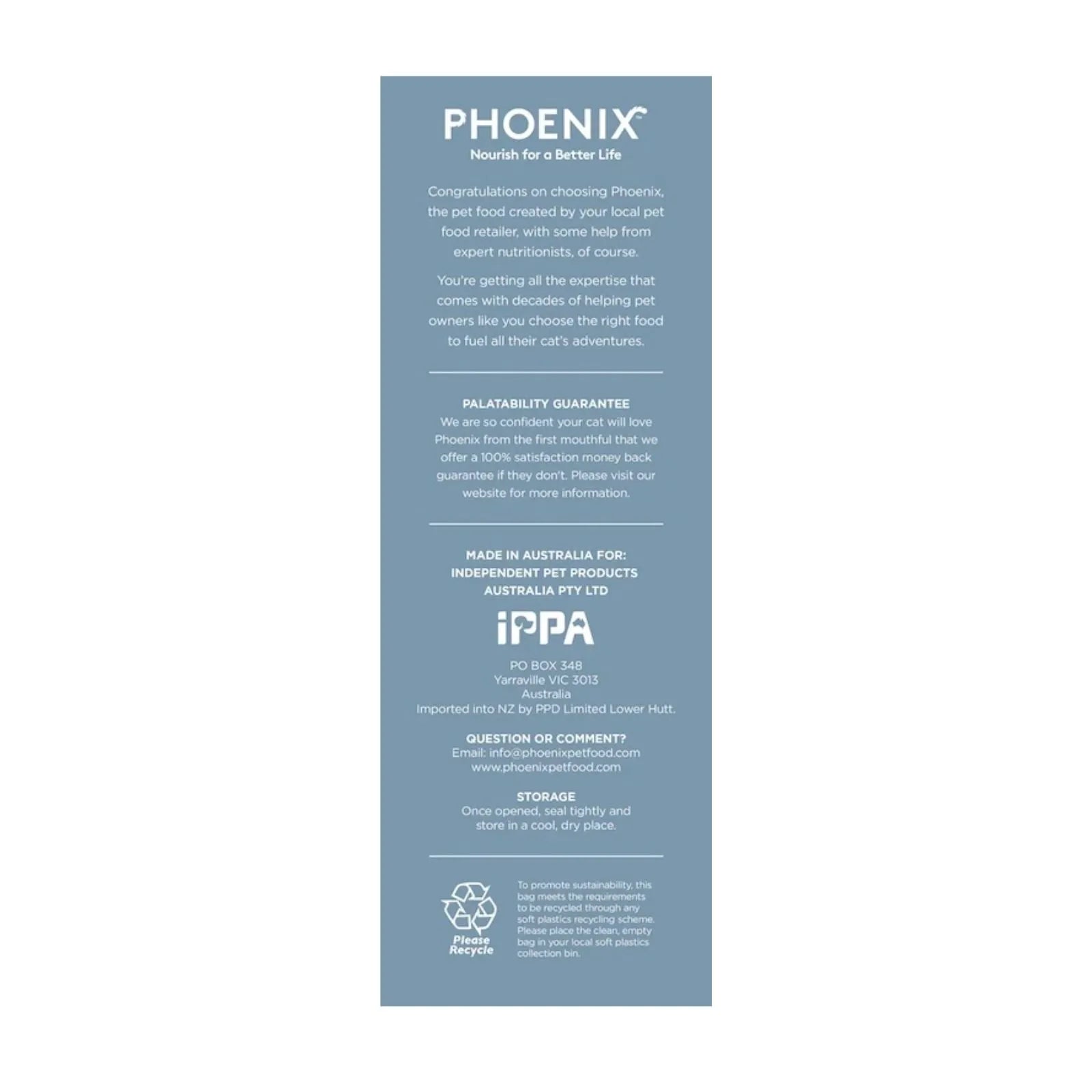 Phoenix Cat Food Ocean Fish & Barramundi - 2.5kg