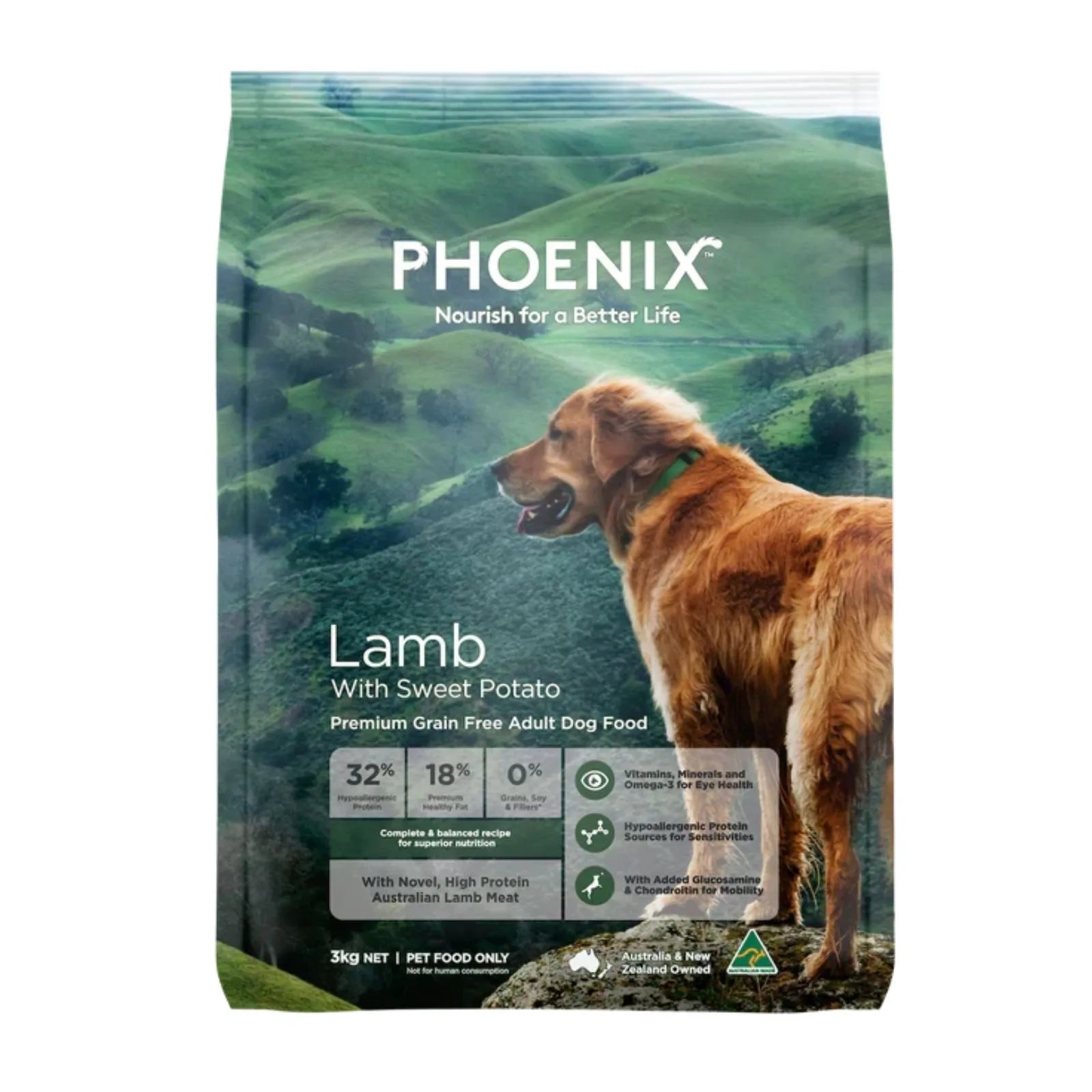 Phoenix Dog Food Adult Lamb with Sweet Potato