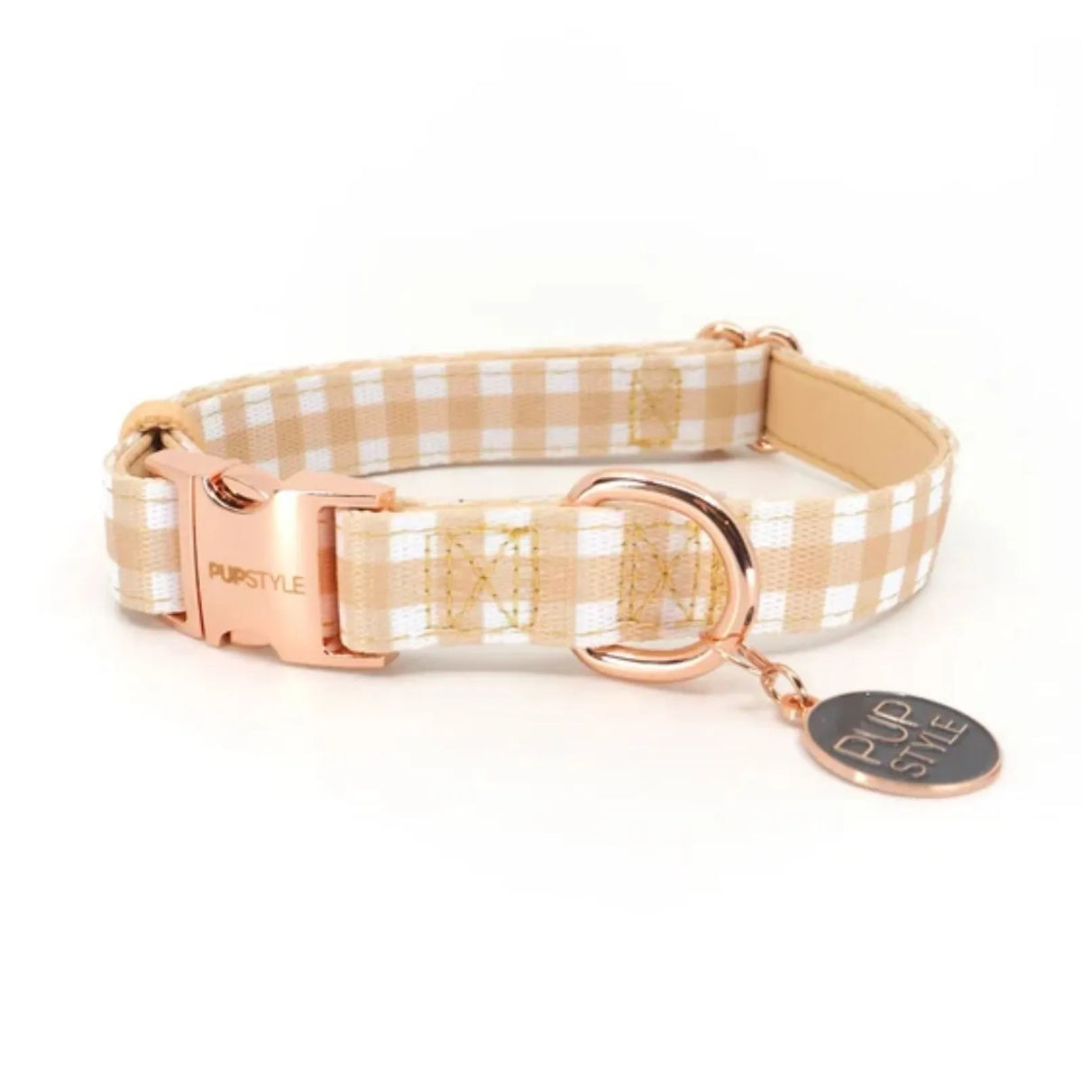Pupstyle Dog Collar Creme Brulee