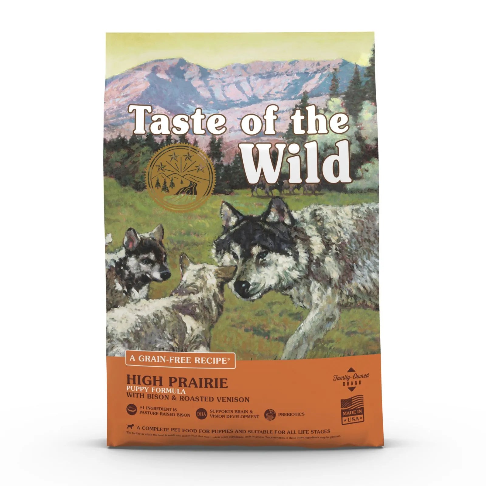 Taste of the Wild Dog Food Puppy High Prairie Bison & Venison