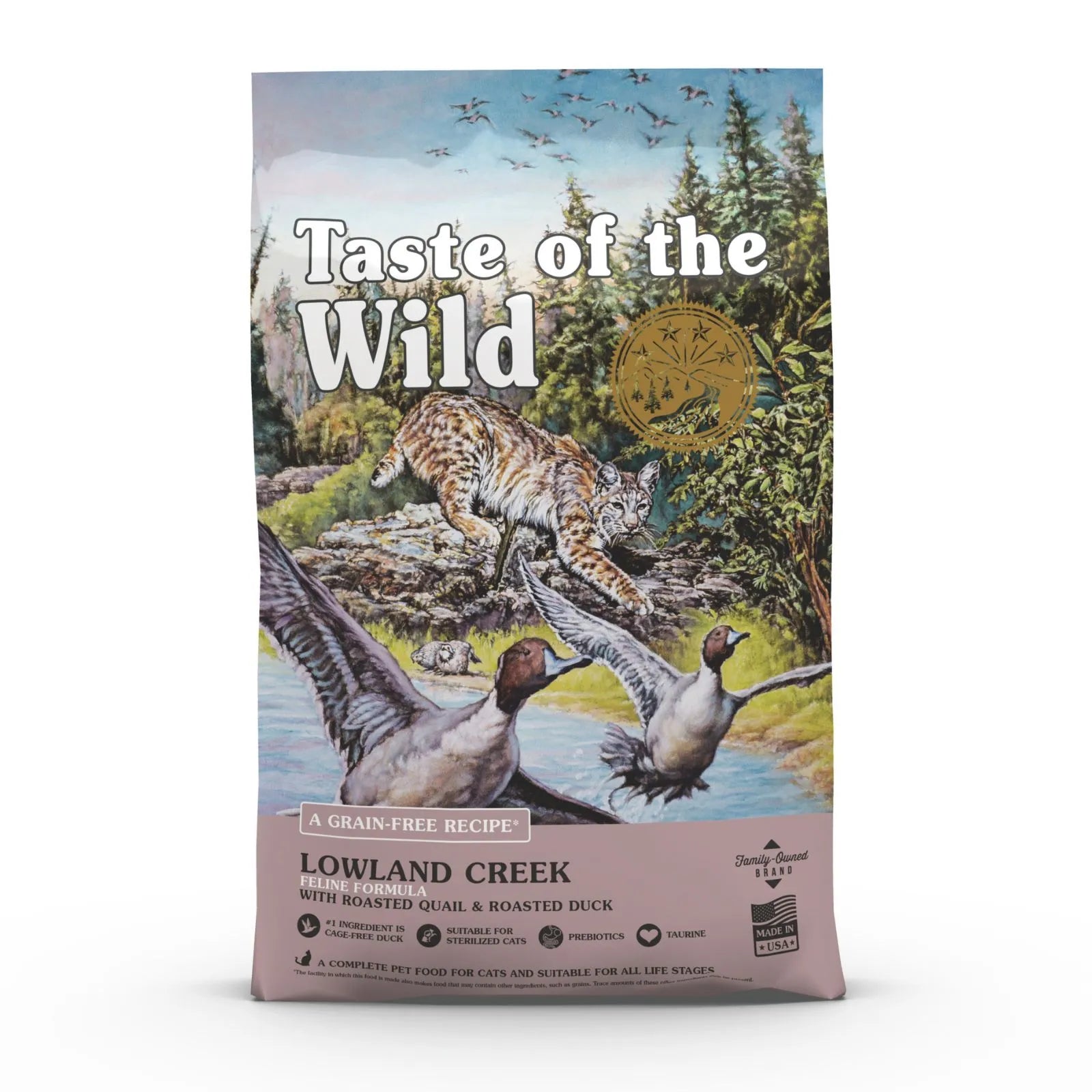 Taste of the Wild Cat Food Lowland Creek Quail & Duck