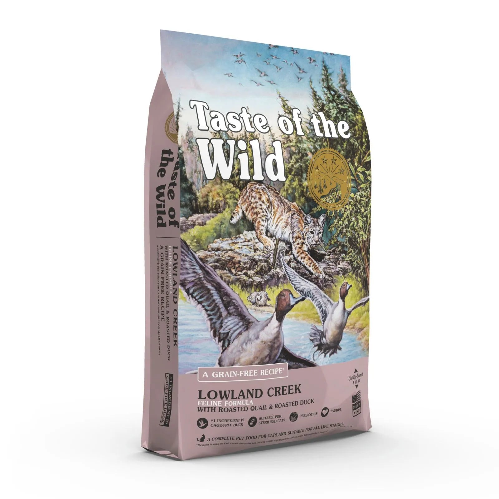 Taste of the Wild Cat Food Lowland Creek Quail & Duck