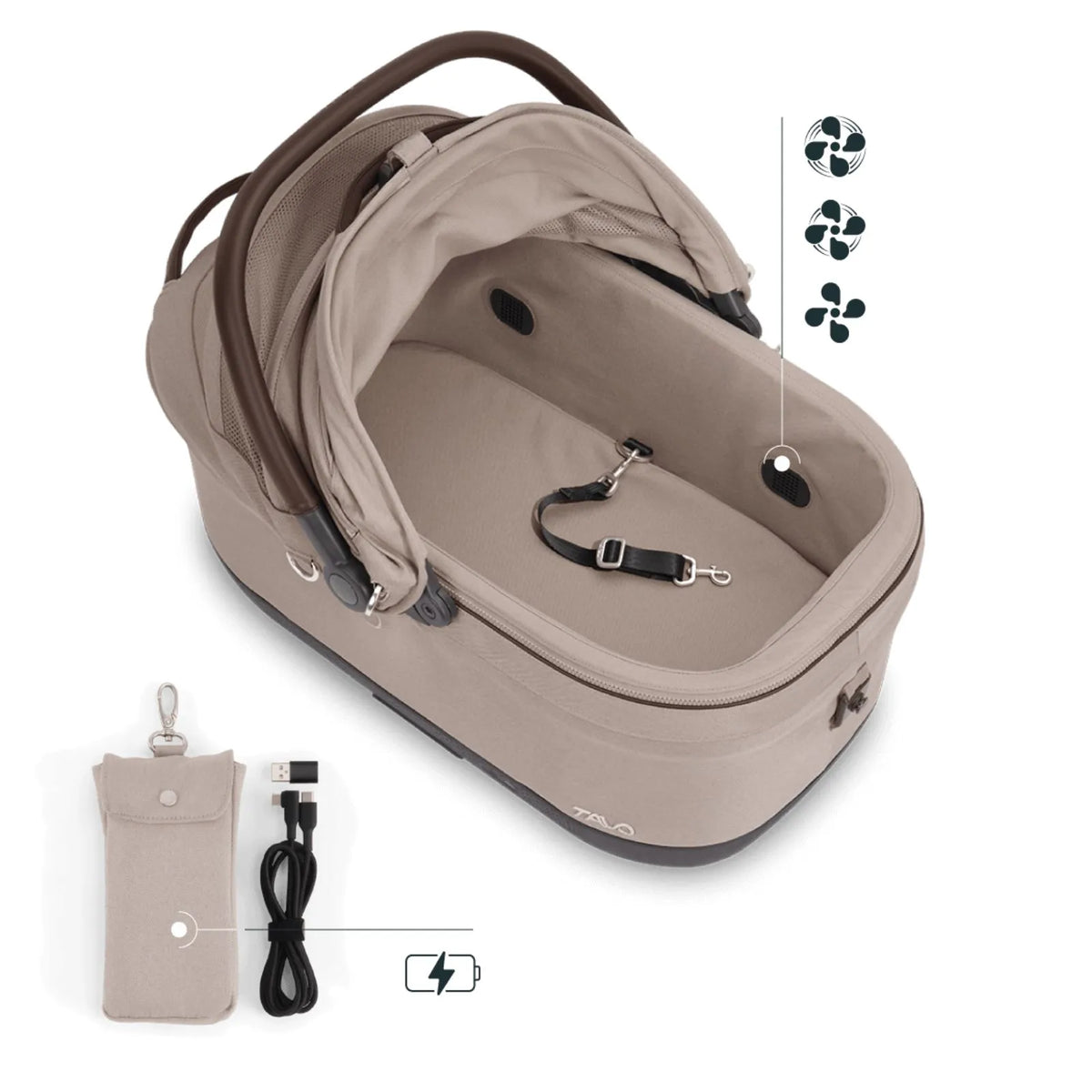 Tavo Maeve iso6X Wind Pet Car Seat Carrier