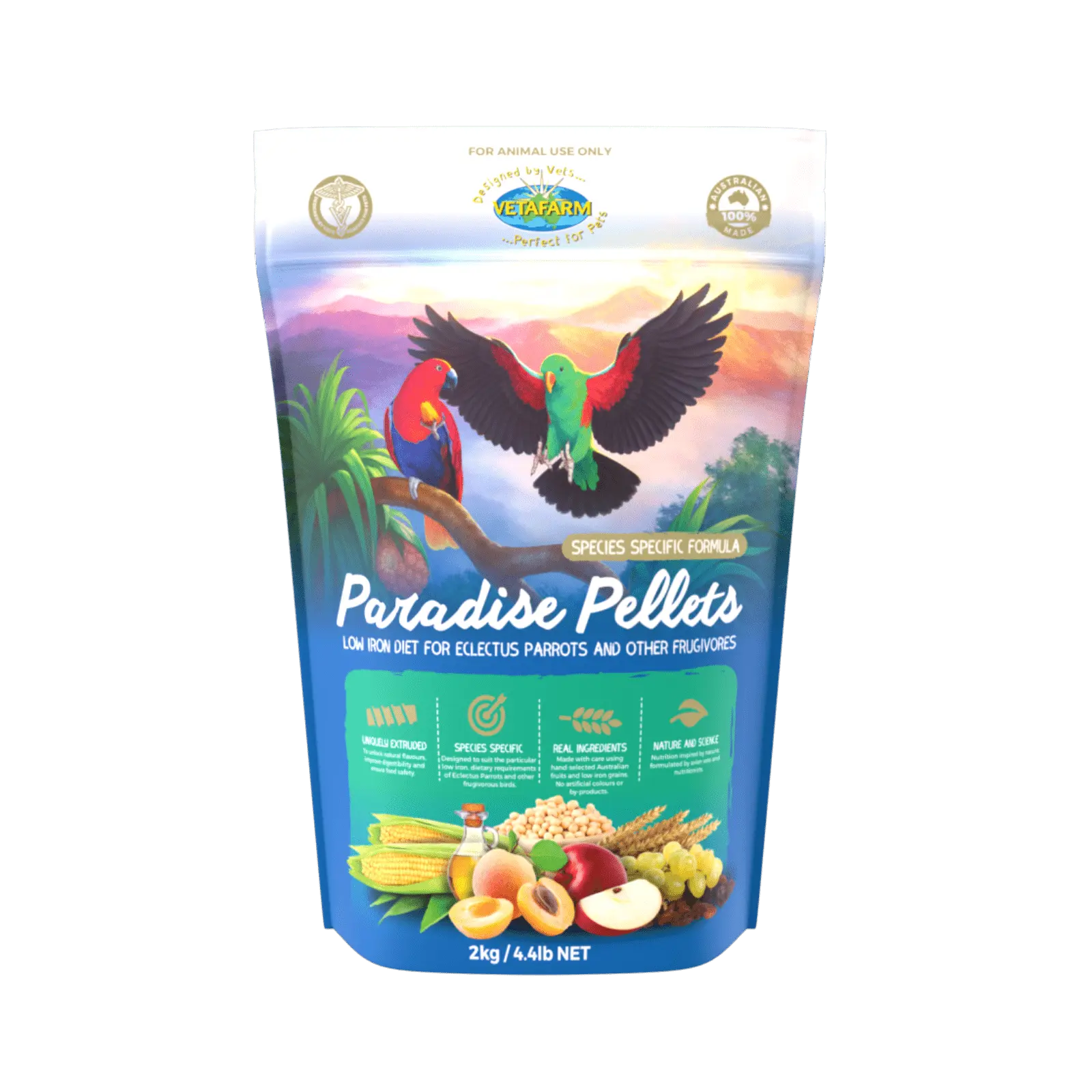 Vetafarm Parrot Paradise Pellets - Kellyville Pets