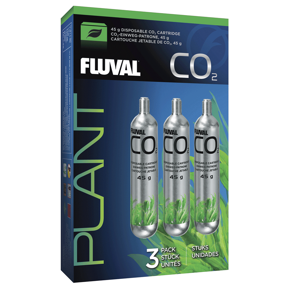 Fluval Pressurised CO2 Kit Replacement Cartridges (3pk)