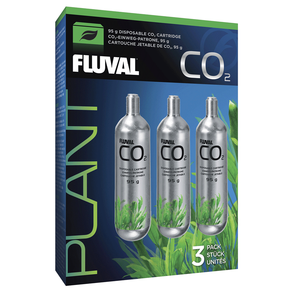 Fluval Pressurised CO2 Kit Replacement Cartridges (3pk)