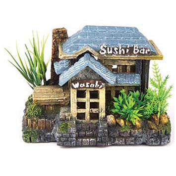 Kazoo Sushi Bar with Plants Medium 15.5cm
