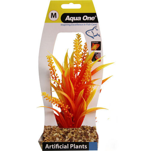 Plastic Plant Orange Cabomba Medium