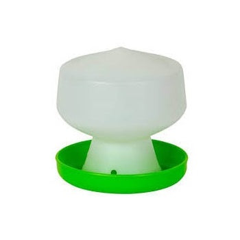 Automatic Poultry Waterer Green and White