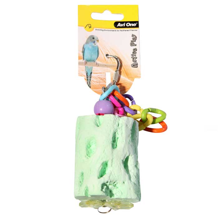 Avi One Bird Toy Mineral with Plastic Links