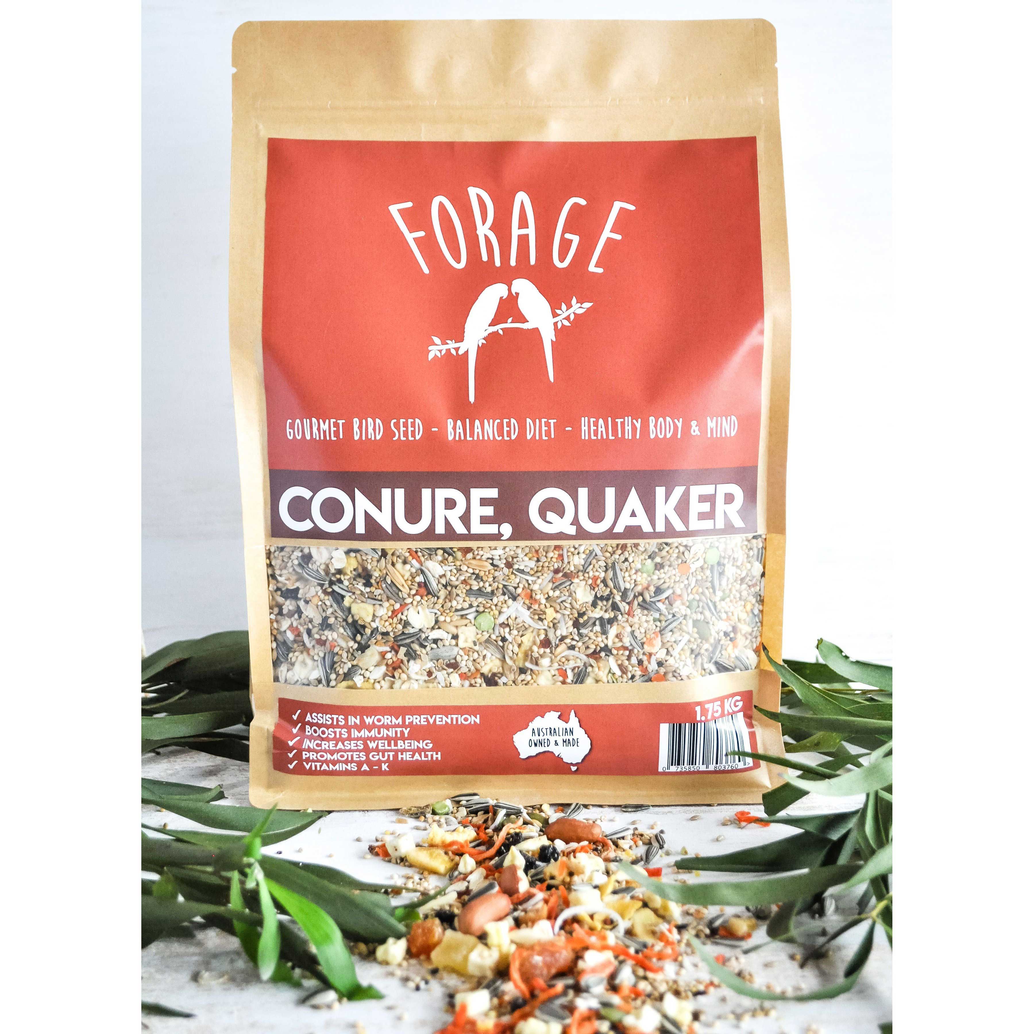 Forage Gourmet Conure & Quaker Food