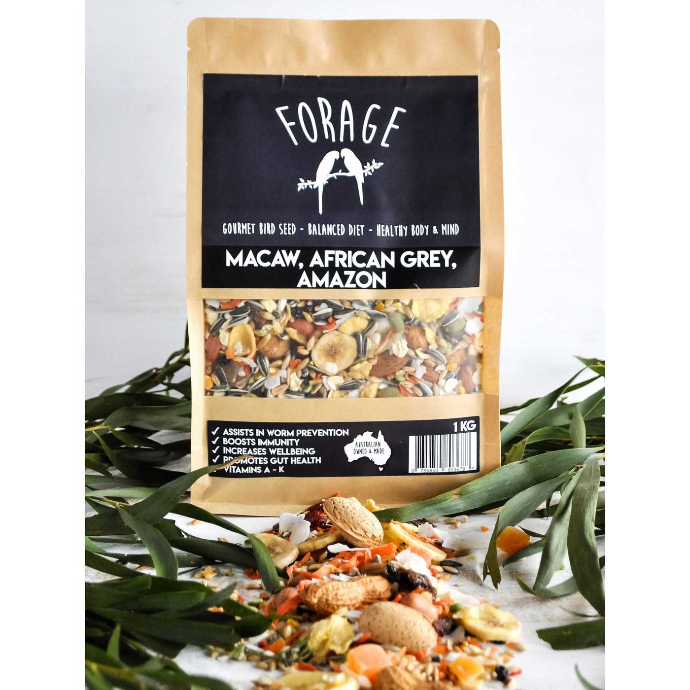 Forage Gourmet Macaw, African Grey & Amazon Food
