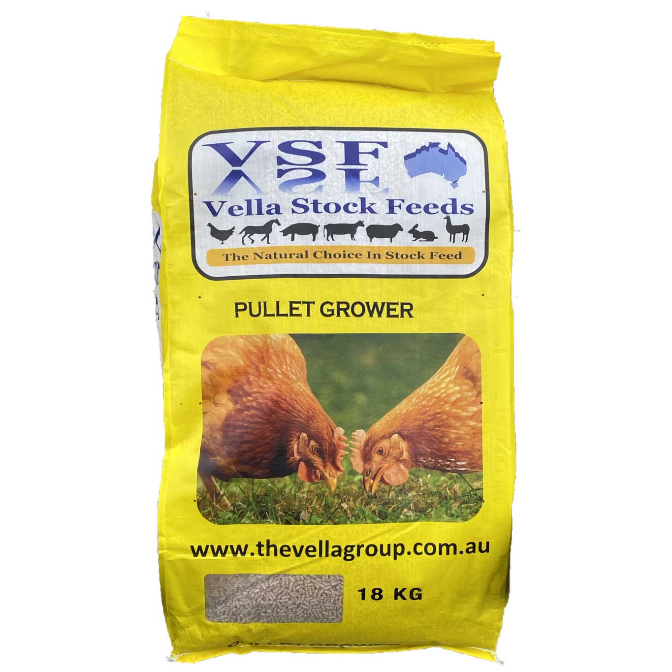Vella Stock Feeds Pullet and Duck Grower 18kg