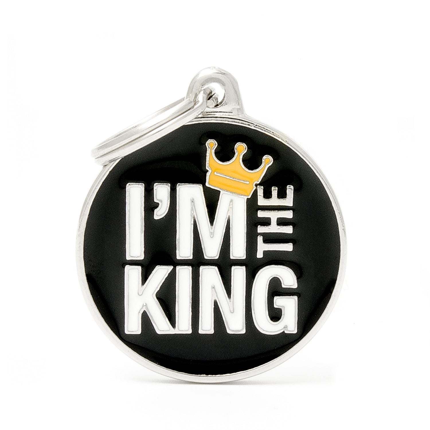 Pet Tag Charm I'm The King