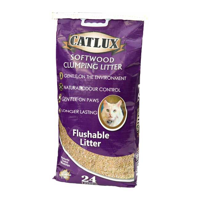 Catlux Softwood Clumping Cat Litter