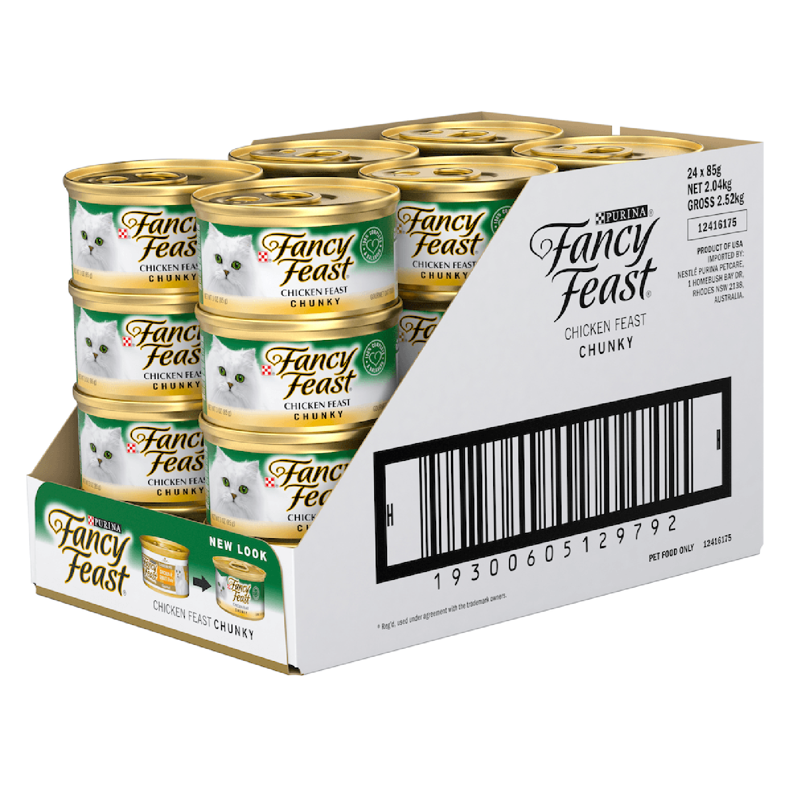 Fancy Feast Cat Food Can Adult Chunky Chicken Feast